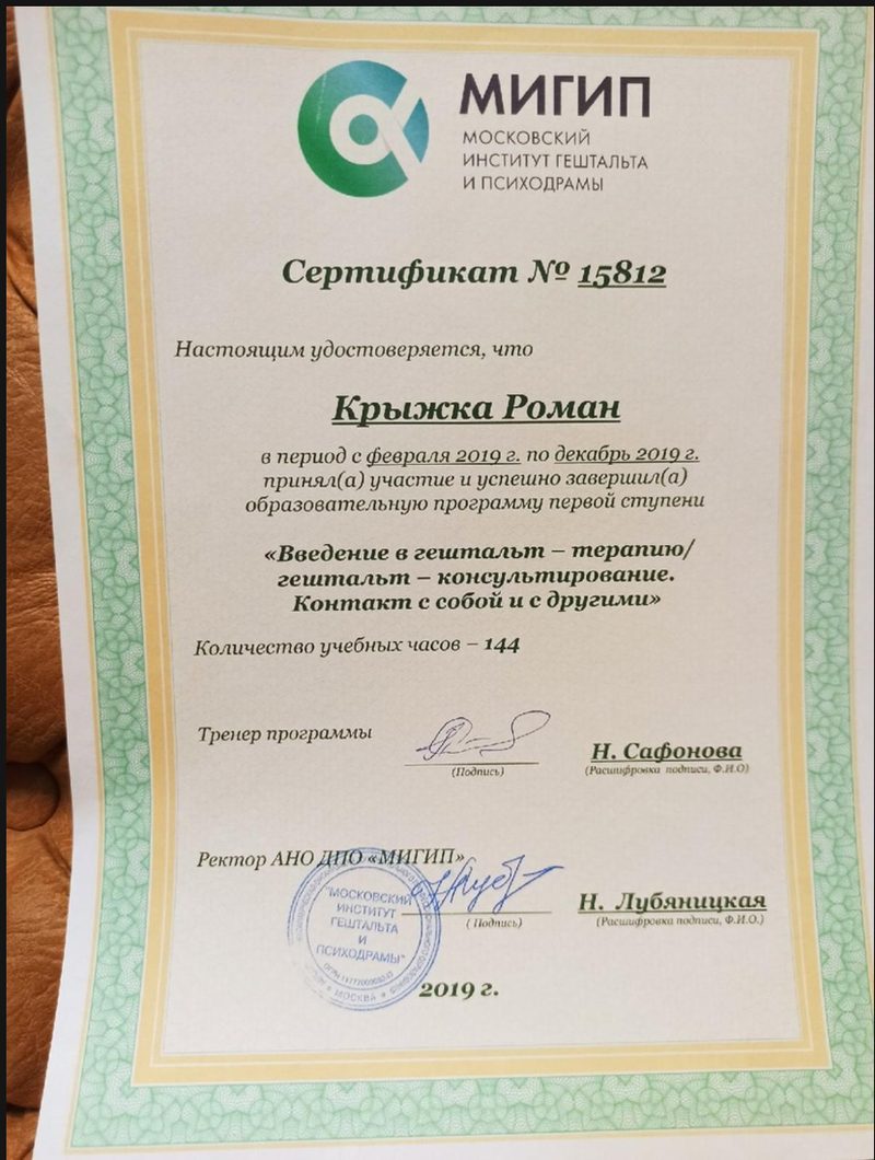 Введение в гештальт-терапию